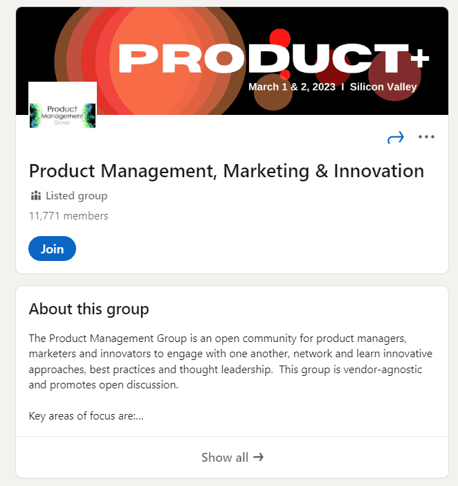 LinkedIn group