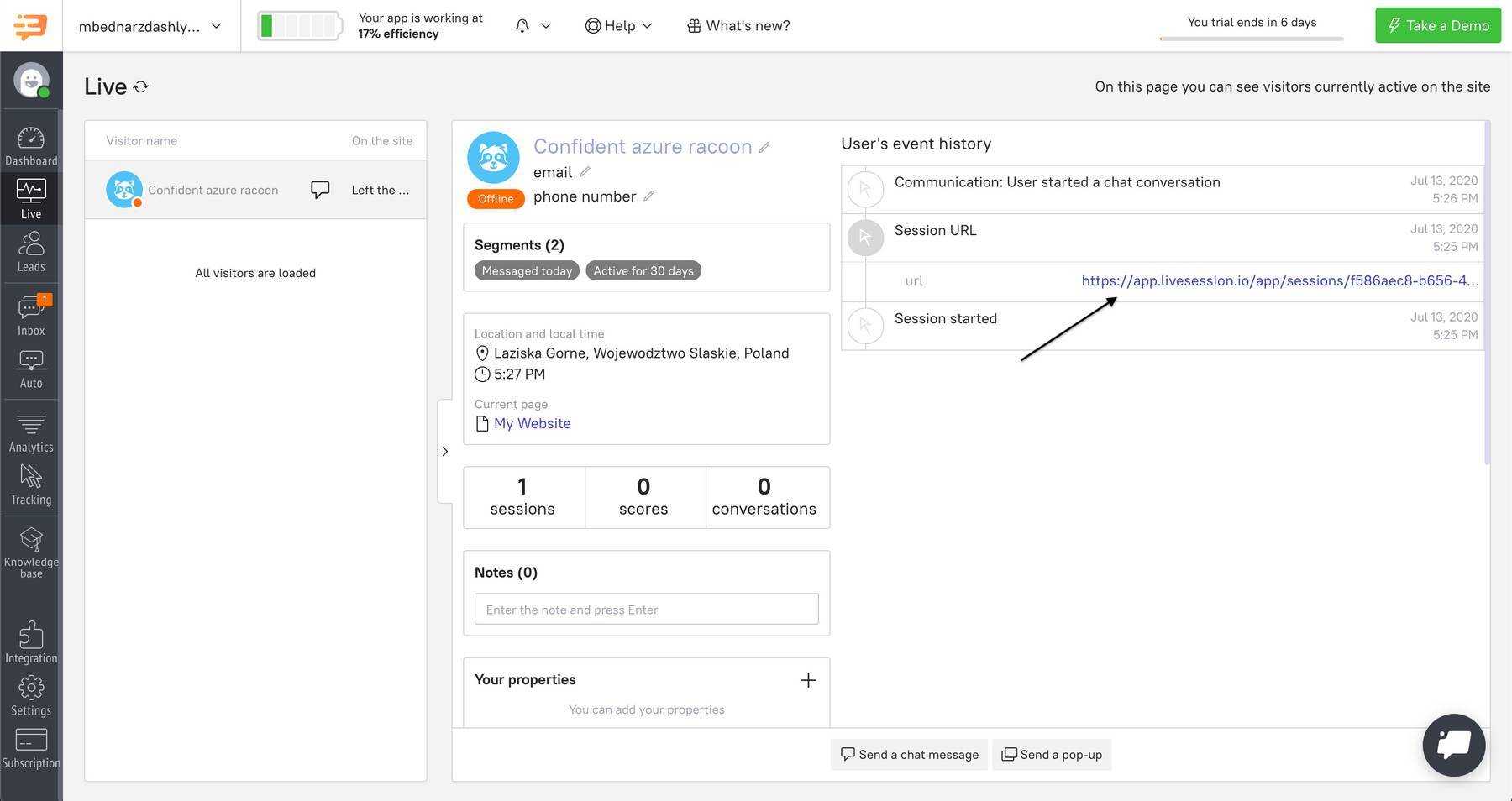 Dashly Integration